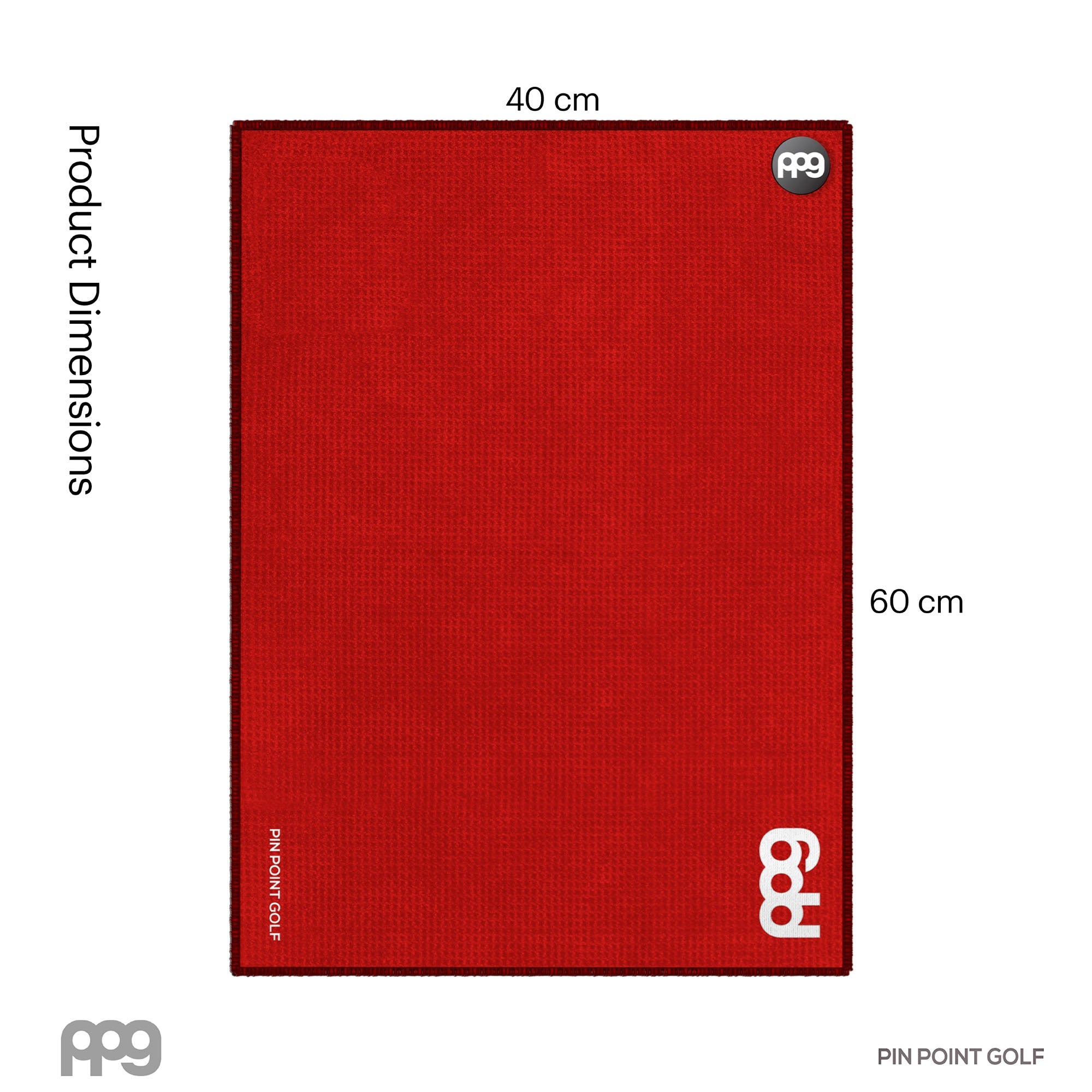 Magnetic Golf Towel Red