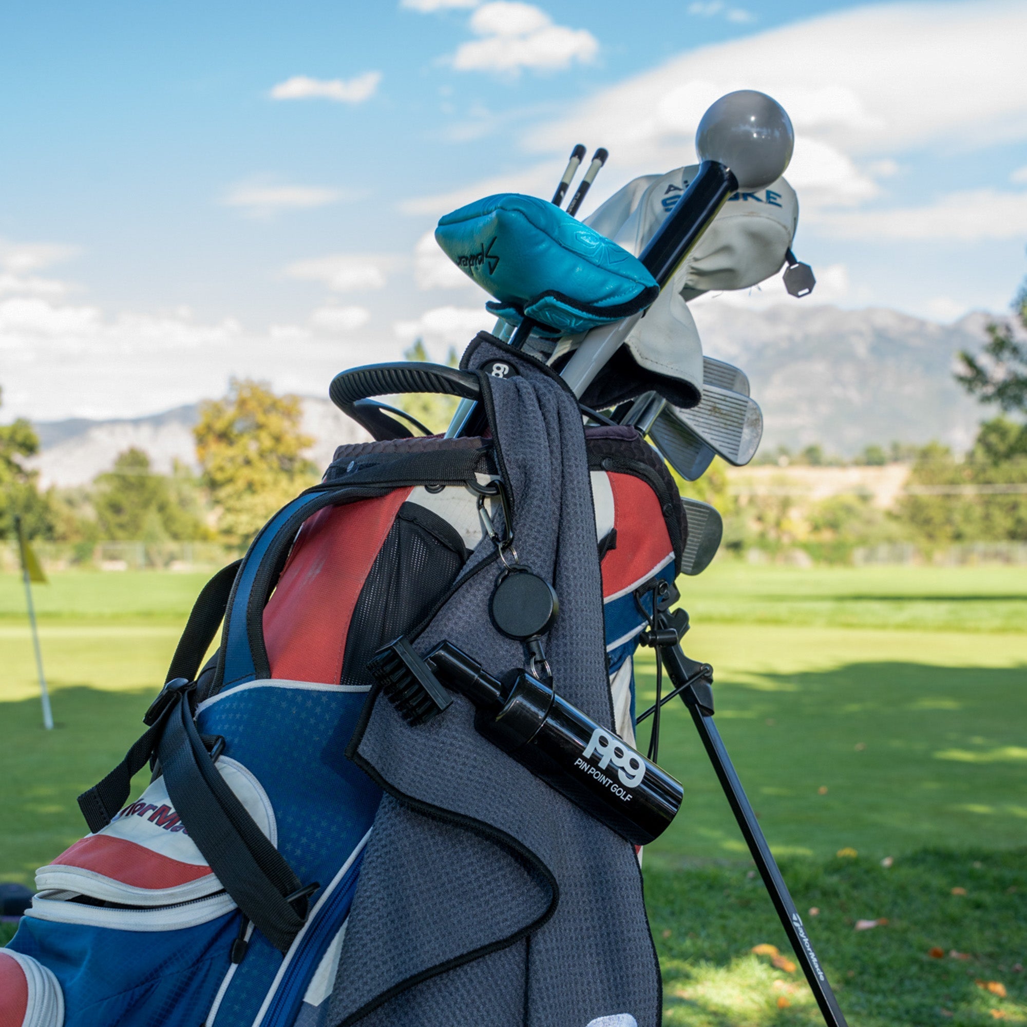 Magnetic Golf Towel Red