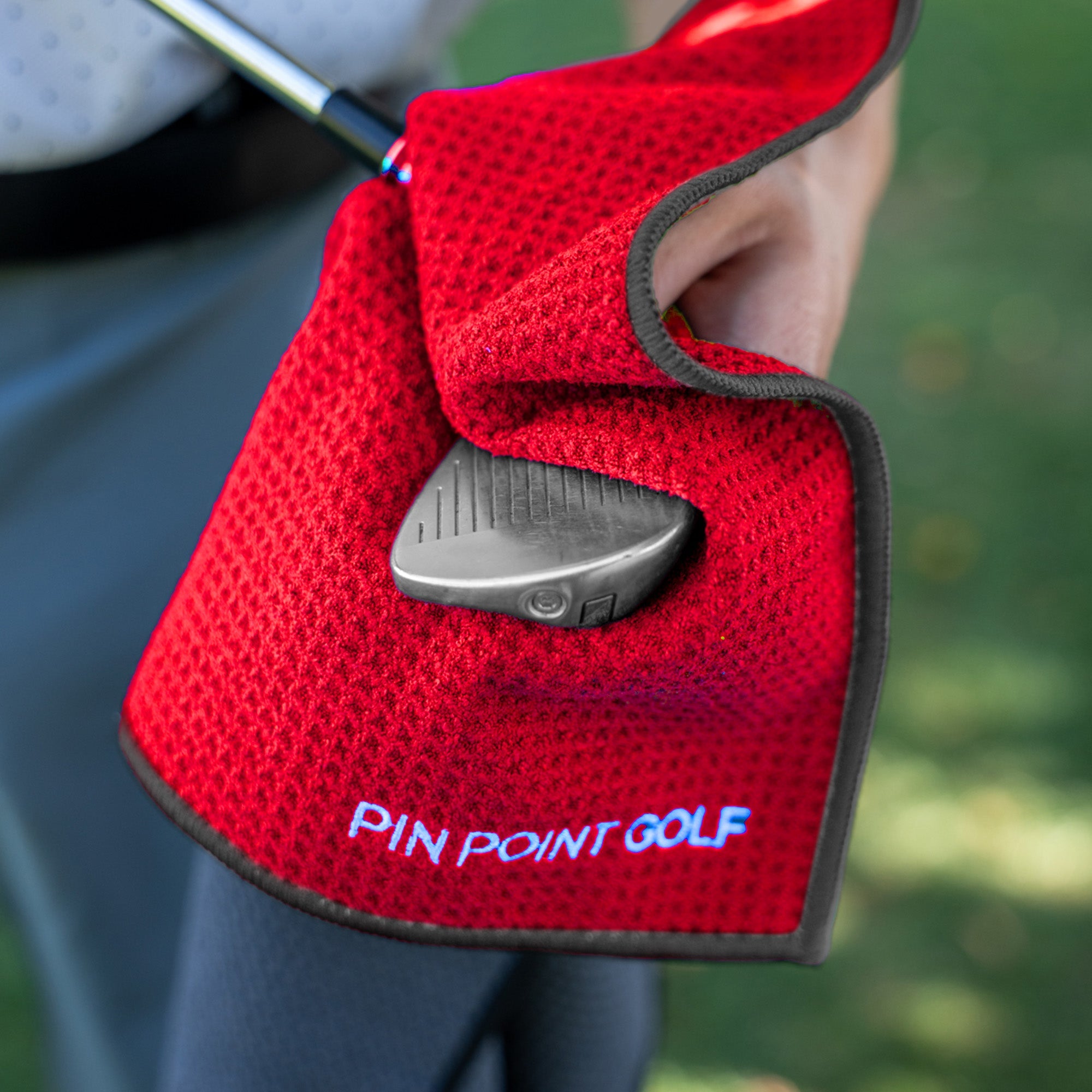 Magnetic Golf Towel Red